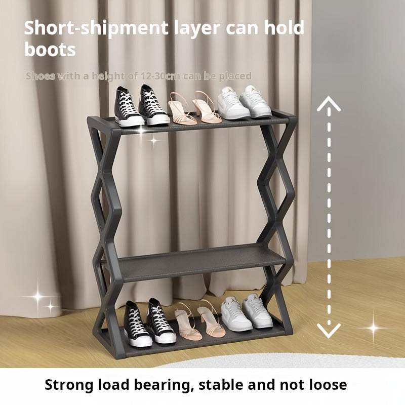 4-Layer X Shoe Rack – Durable Multi-Layer Home Storage Rack for Living Room & Bedroom Organization