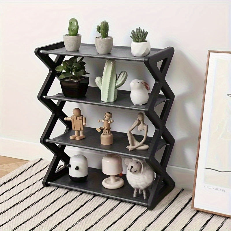 4-Layer X Shoe Rack – Durable Multi-Layer Home Storage Rack for Living Room & Bedroom Organization