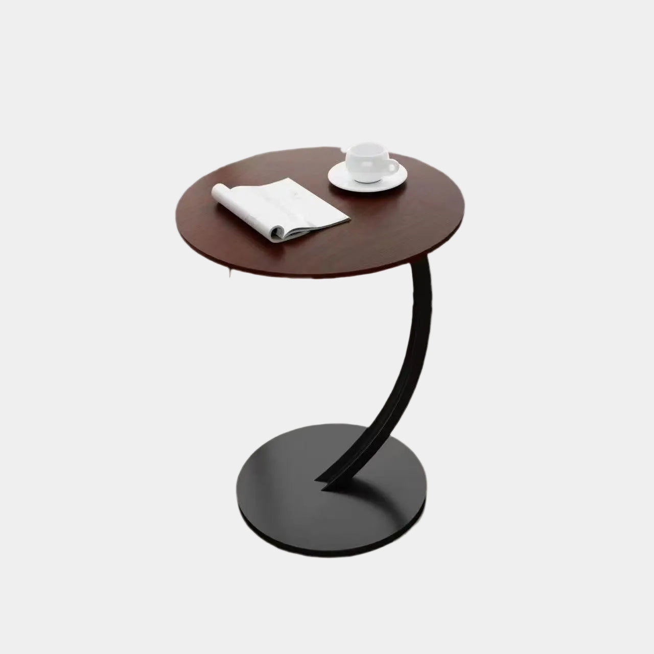 Round Small Coffee Table Living Room Sofa Side Table Bedroom Bedside Table Bedside Table Small Table Movable Coffee Table